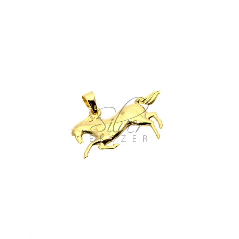 Sárga arany lovacska medál