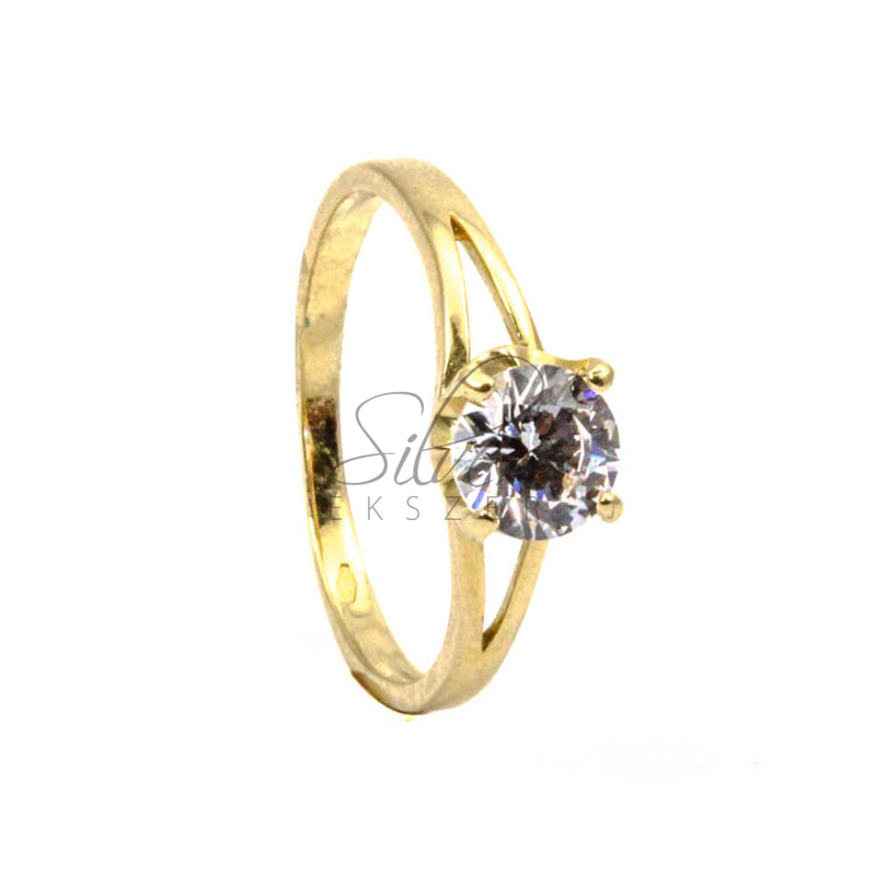 55-ös méretű sárga arany lánykérő gyűrű