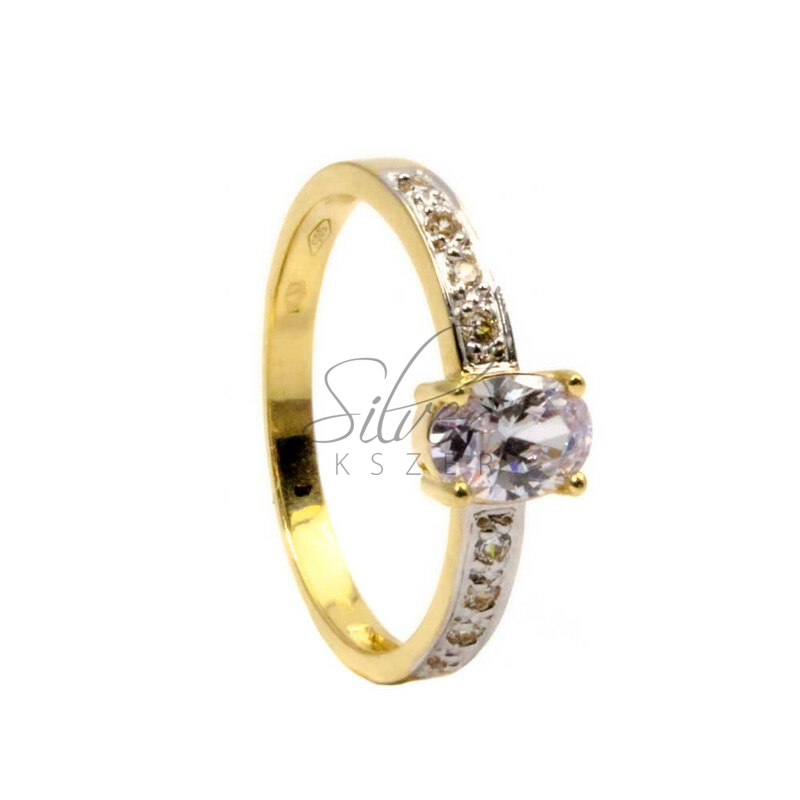 58-as méretű sárga arany lánykérő gyűrű 