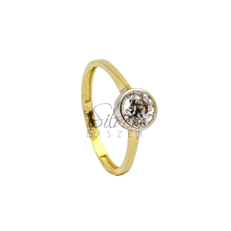 51-es méretű sárga arany lánykérő gyűrű